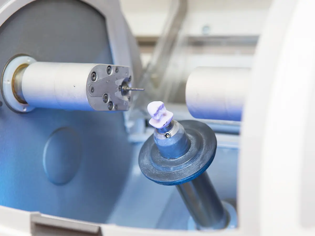 CEREC same-day crown milling at Hammons Family Dental