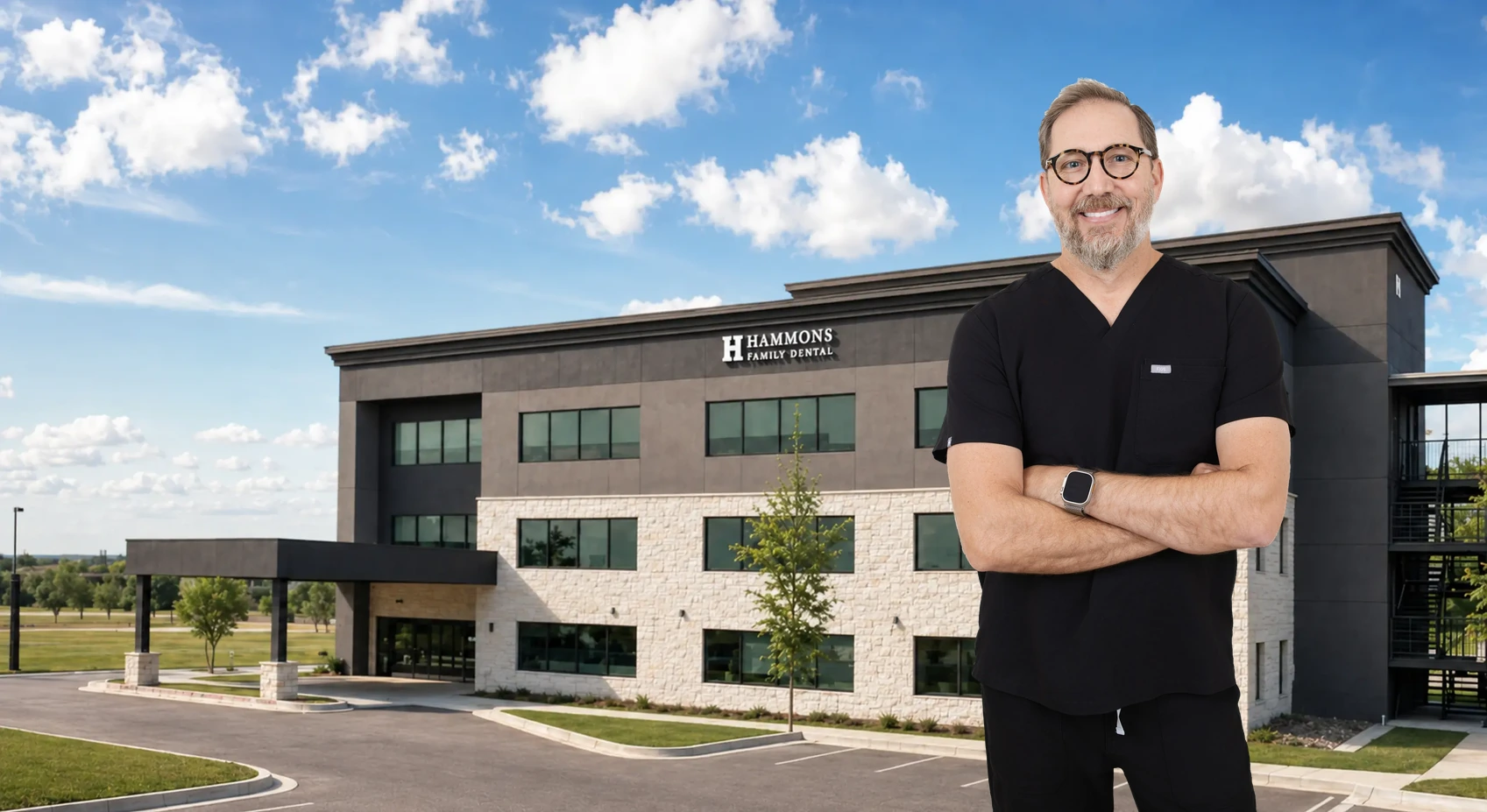Dr. Travis Hammons, DDS, of Hammons Family Dental in Georgetown and North Austin, Texas